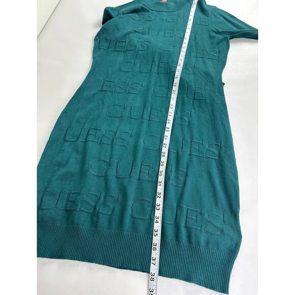 NWT Guess Size XL Wendy Sweater Dress Green - Picture 12 of 12